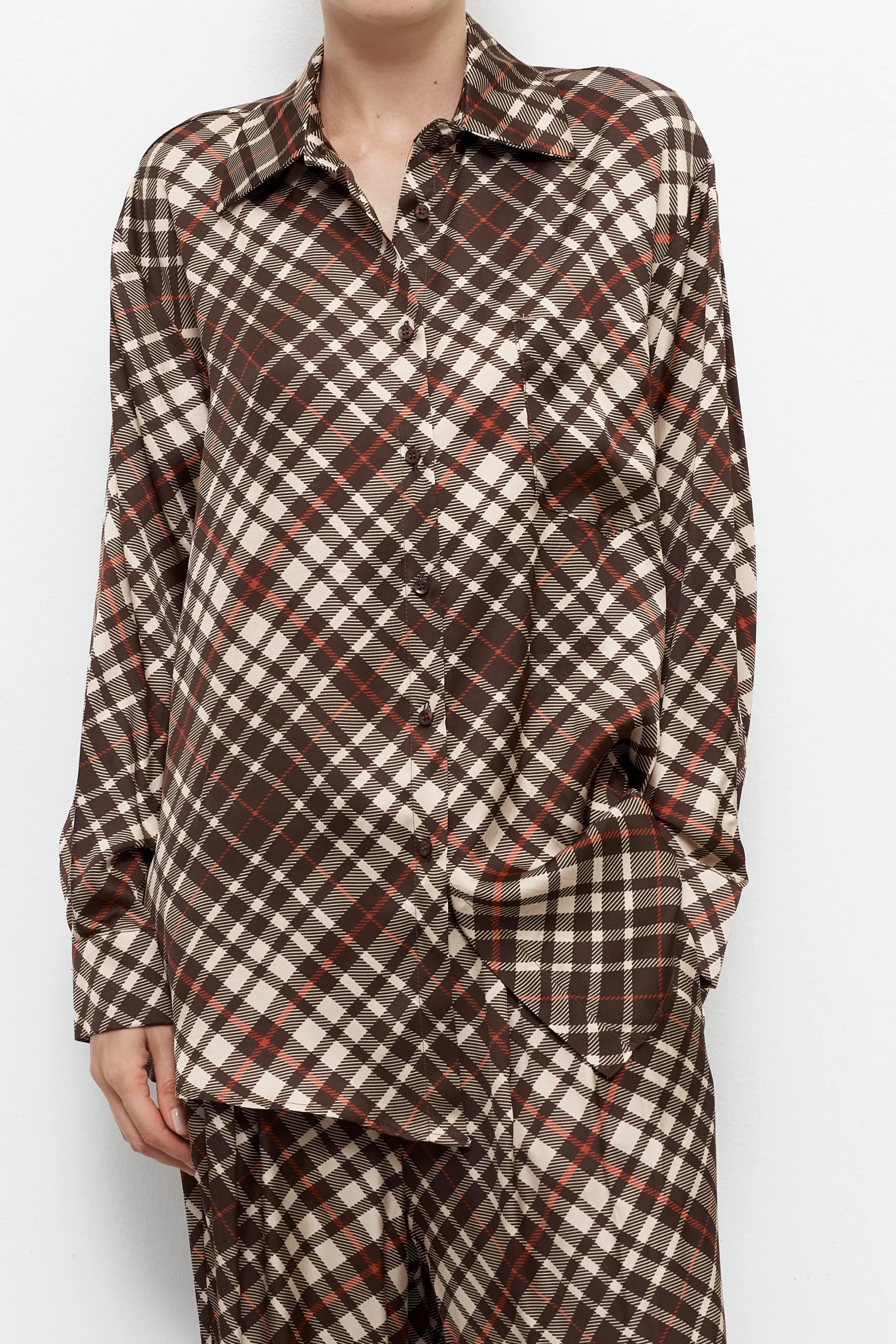 CAMICIA CON STAMPA A QUADRI