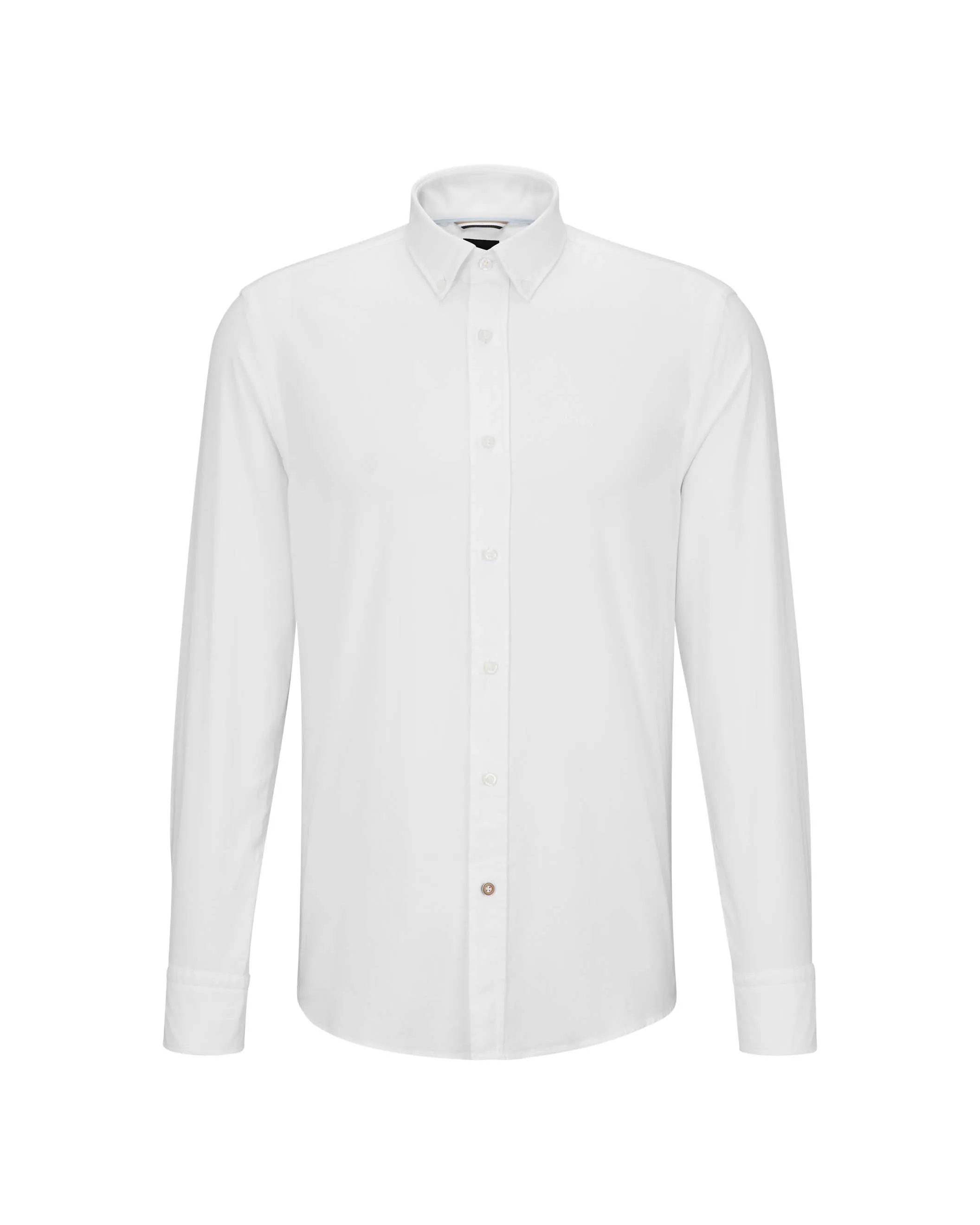 Camicia Hal bianca button down in Oxford di puro cotone