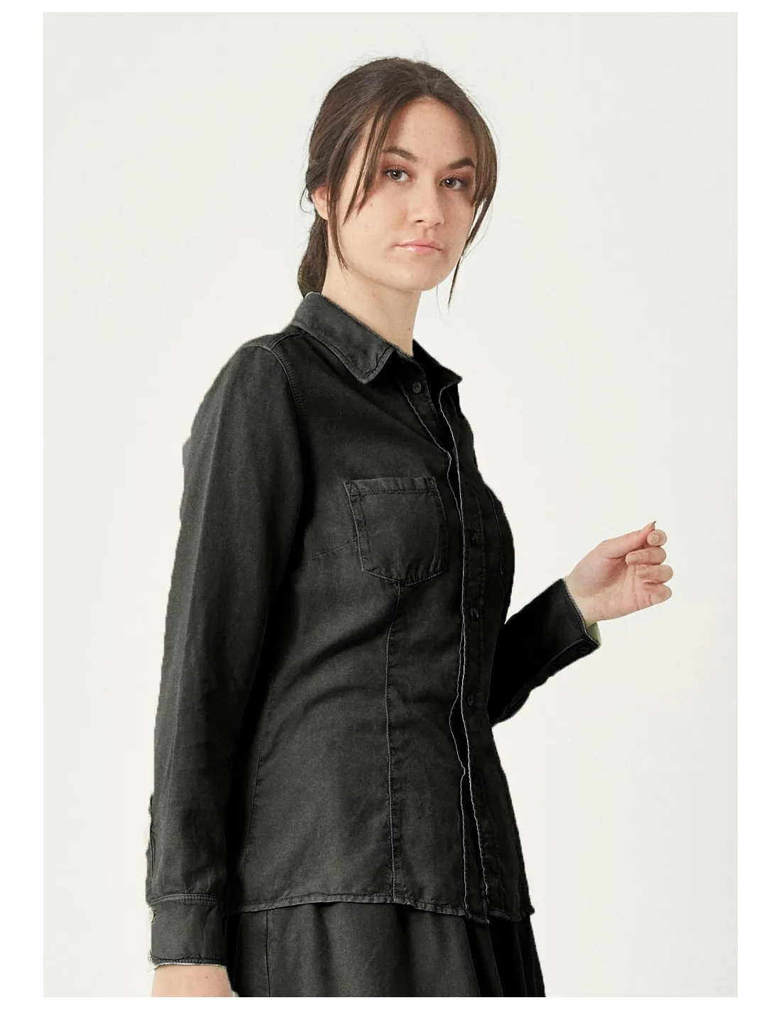 CAMICIA IN LYOCELL DALL'EUCALYPTO