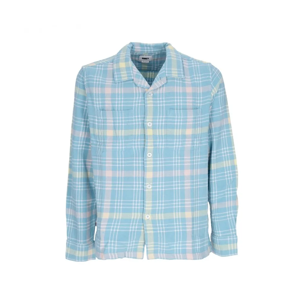 camicia manica lunga uomo wilson woven l/s ARTIC BLUE MULTI