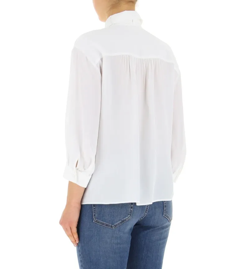 Camicia misto seta
