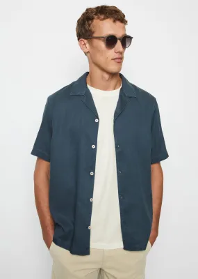 Camicia regolare a maniche corte in morbido lyocell