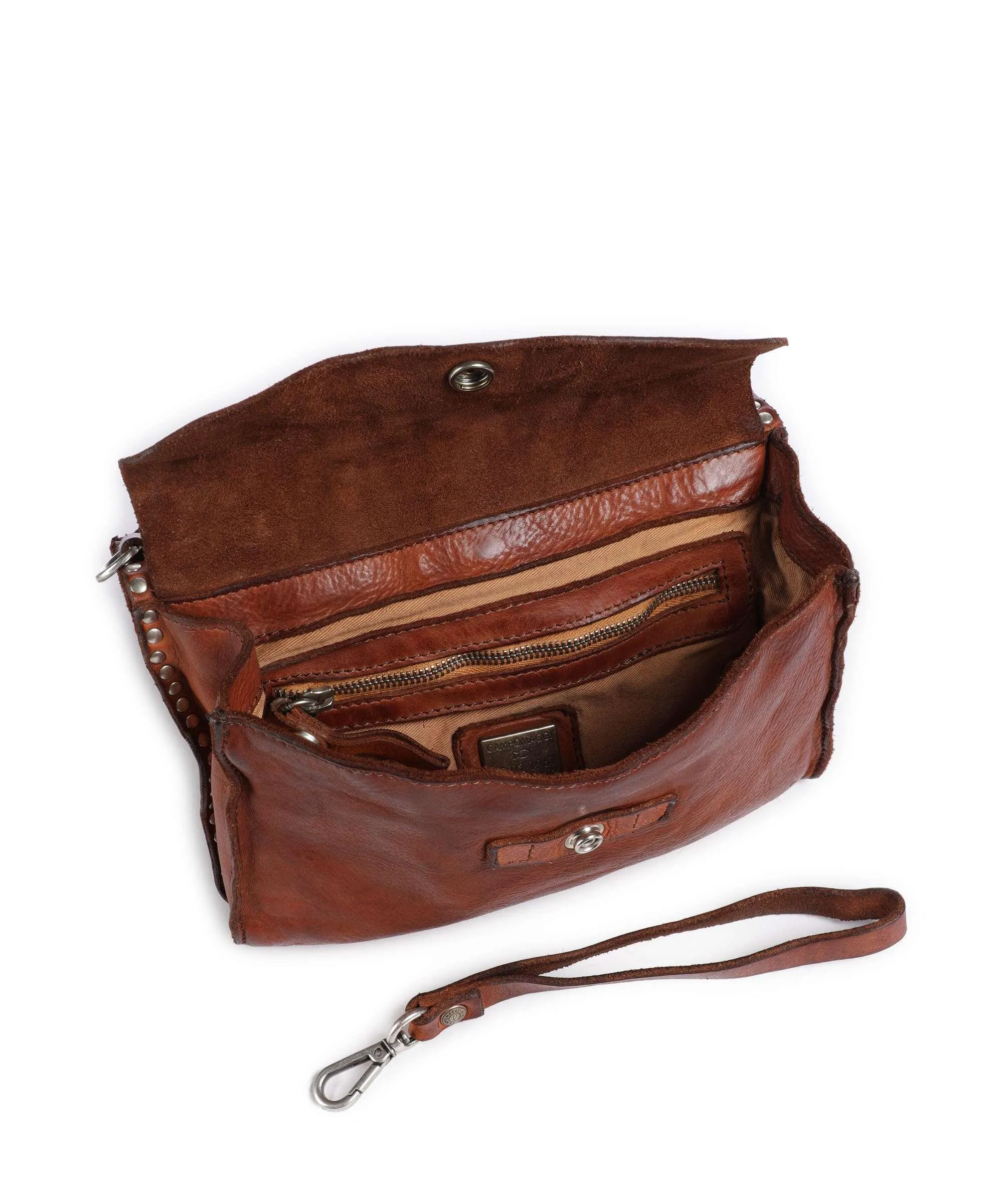  Campomaggi Borsa a tracolla pelle bovina cognac  