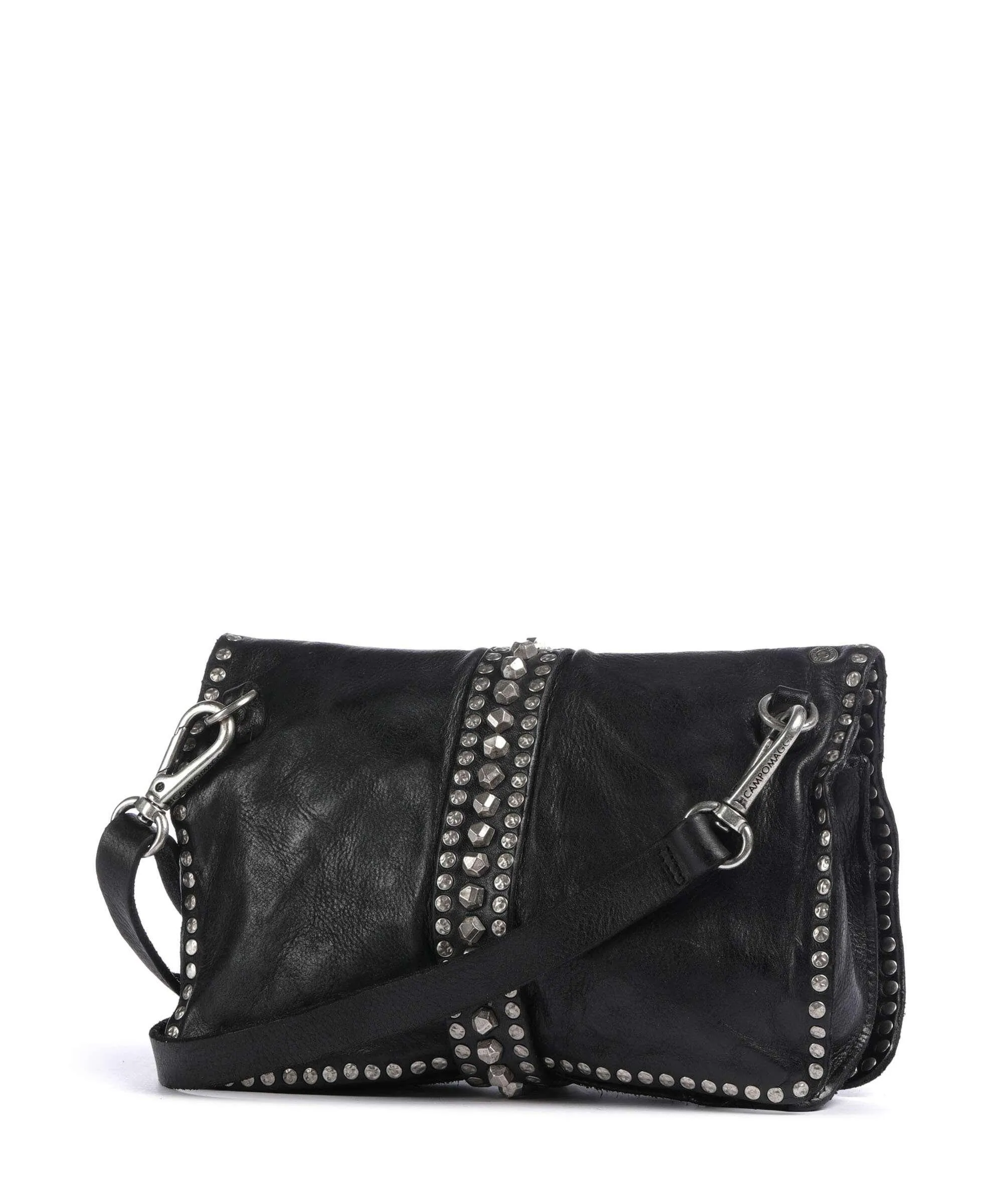  Campomaggi Borsa a tracolla pelle bovina nero  