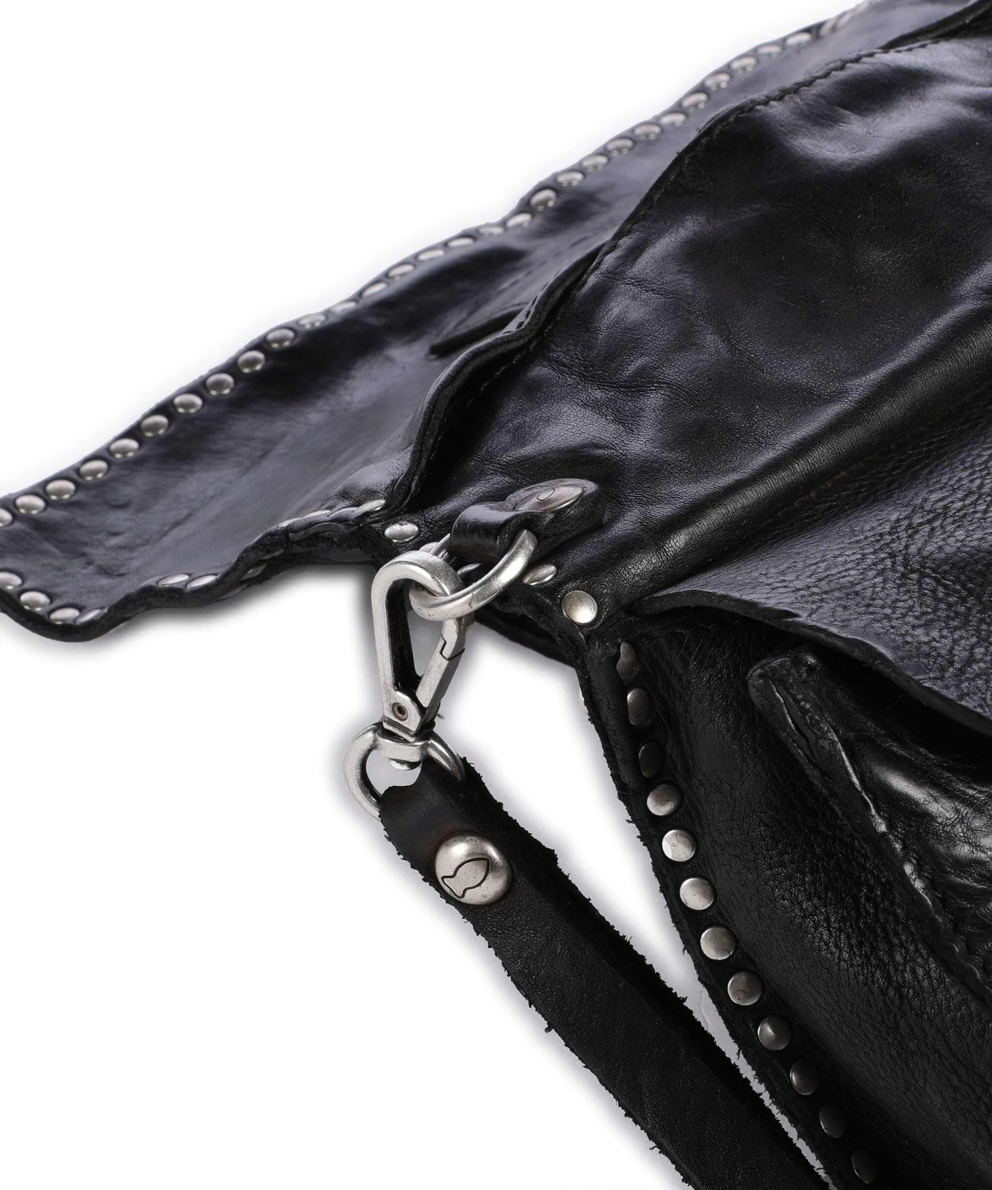  Campomaggi Borsa a tracolla pelle bovina nero  