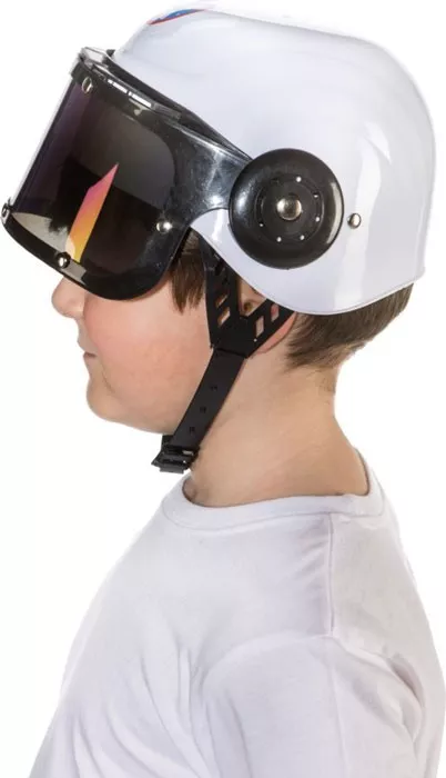 Casco da astronauta bianco per bambini