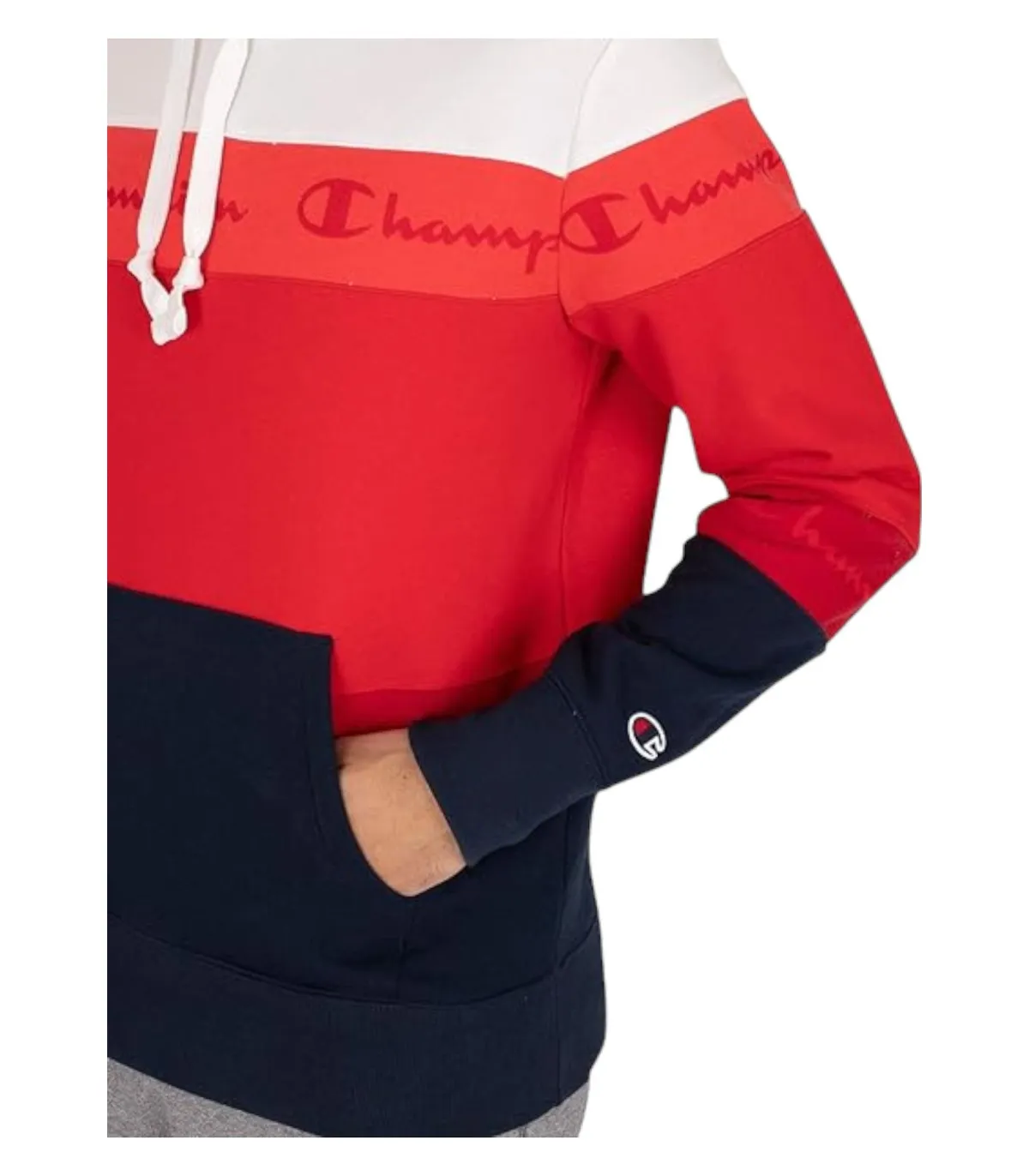 Champion Uomo Felpa Con Cappuccio
