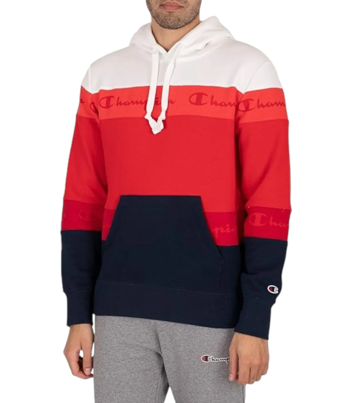 Champion Uomo Felpa Con Cappuccio