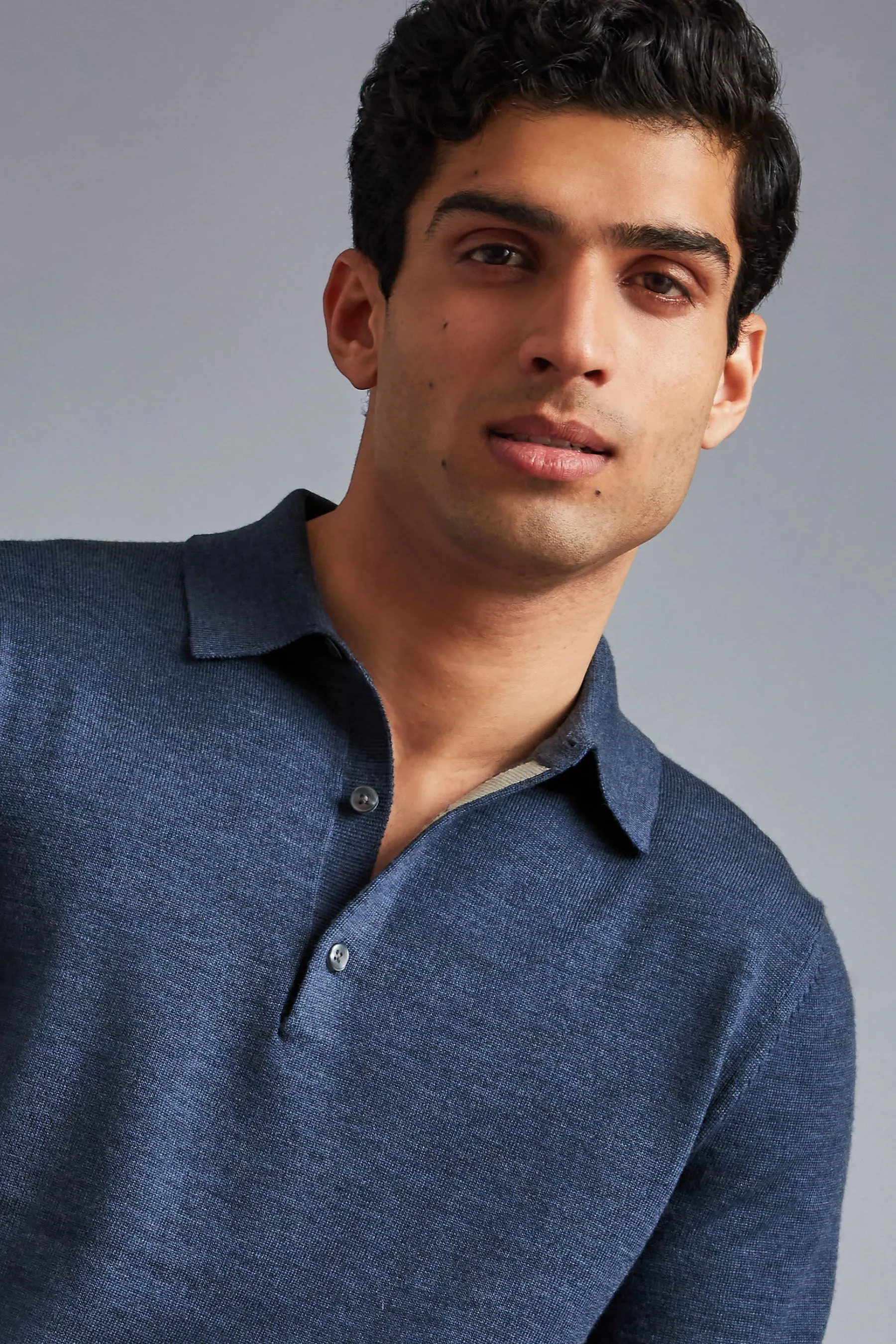 Charles Tyrwhitt Pure Merino Polo Neck Jumper    