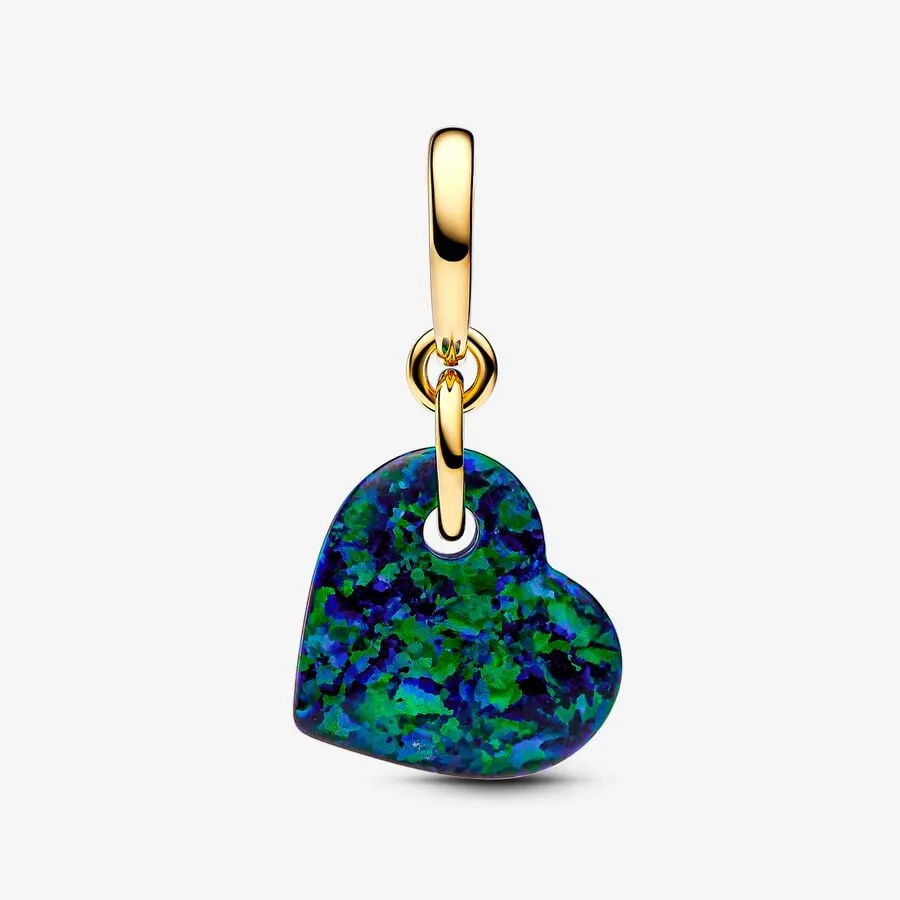 Charm Pandora Charm Pendente Cuore Opale Verde e Blu 763348C01