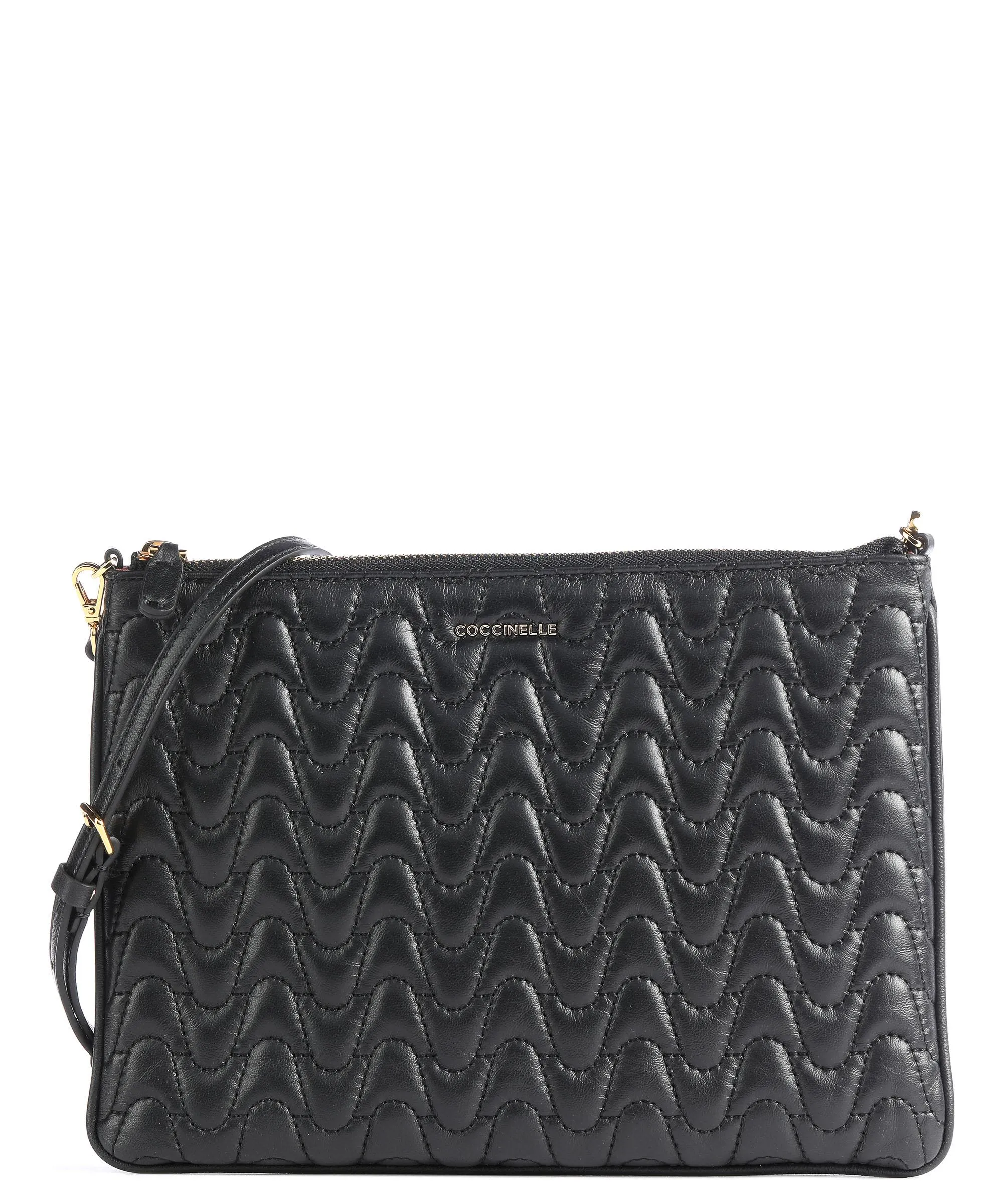  Coccinelle Best Borsa a tracolla nappa pelle nero  