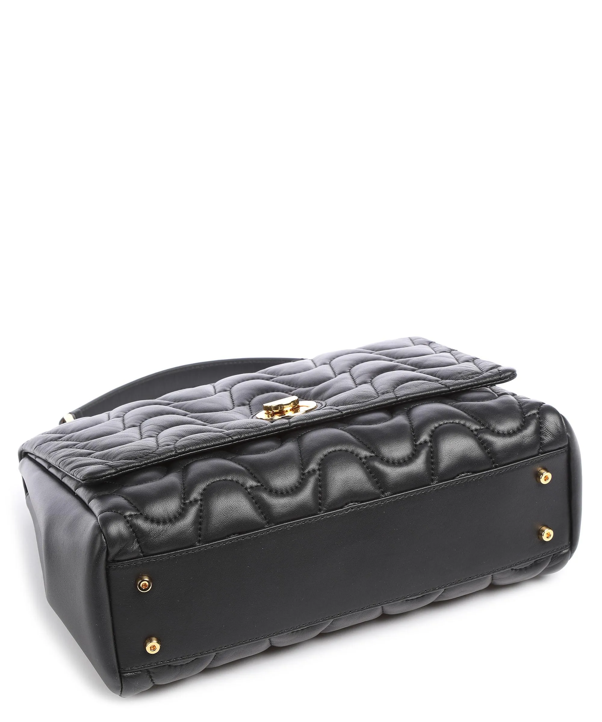  Coccinelle Liya Matelasse Borsa a mano nappa pelle nero  