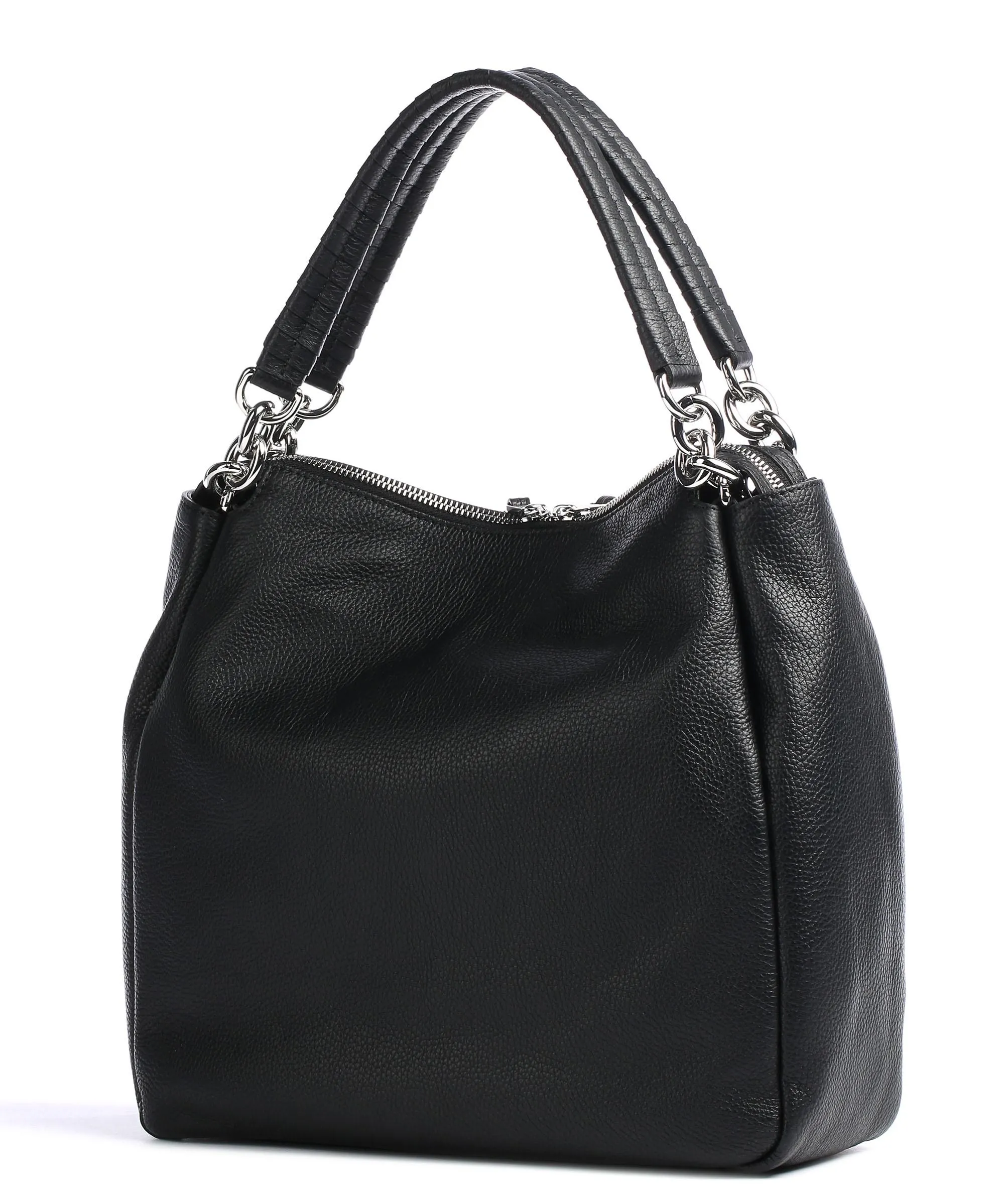  Coccinelle Maelody Borsa hobo pelle granulata nero  
