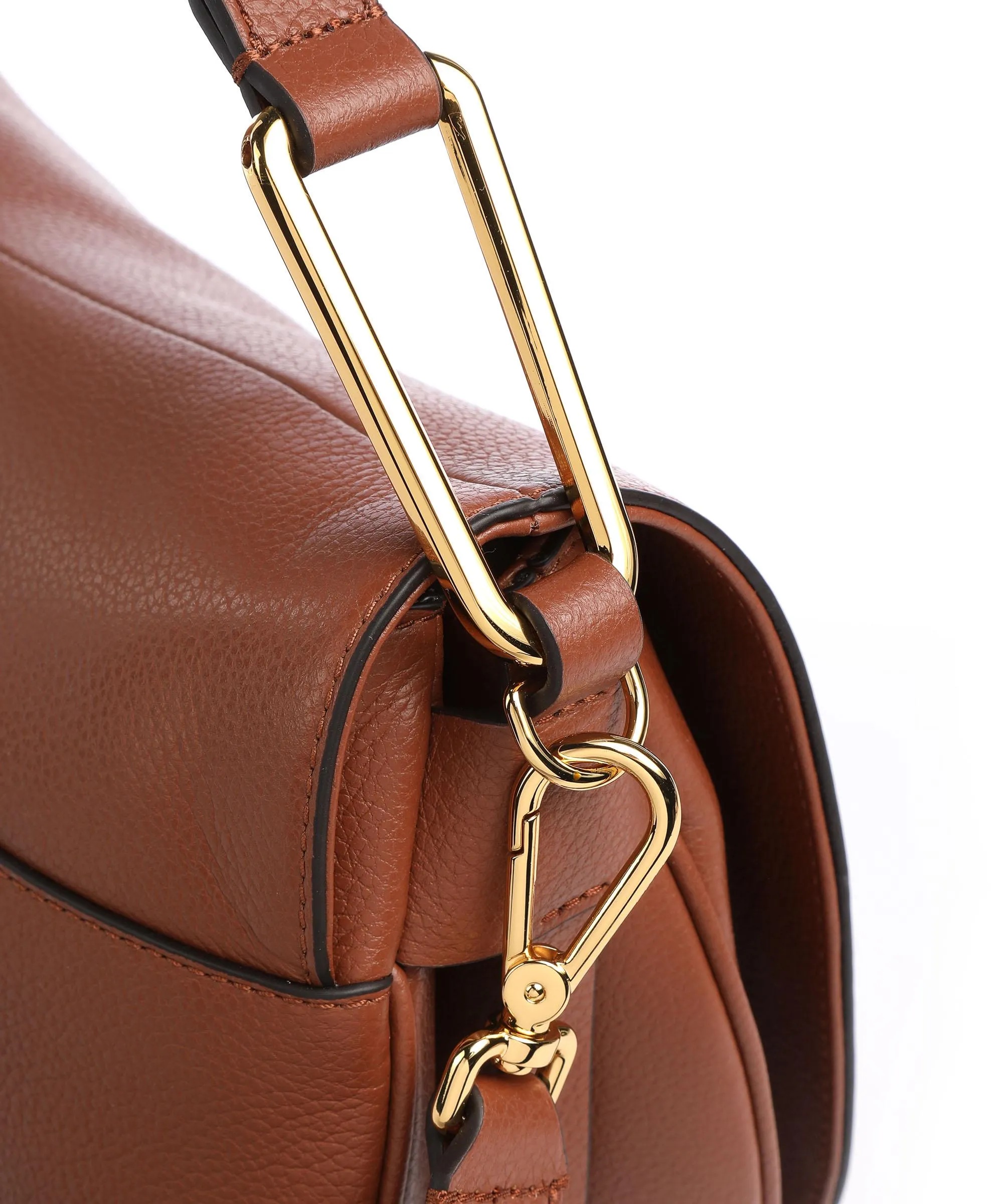  Coccinelle Magie Borsa hobo pelle granulata marrone  