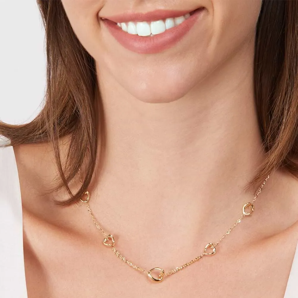 Collana Cuore Gold Essence Oro Giallo 750/1000 45 cm 1625499