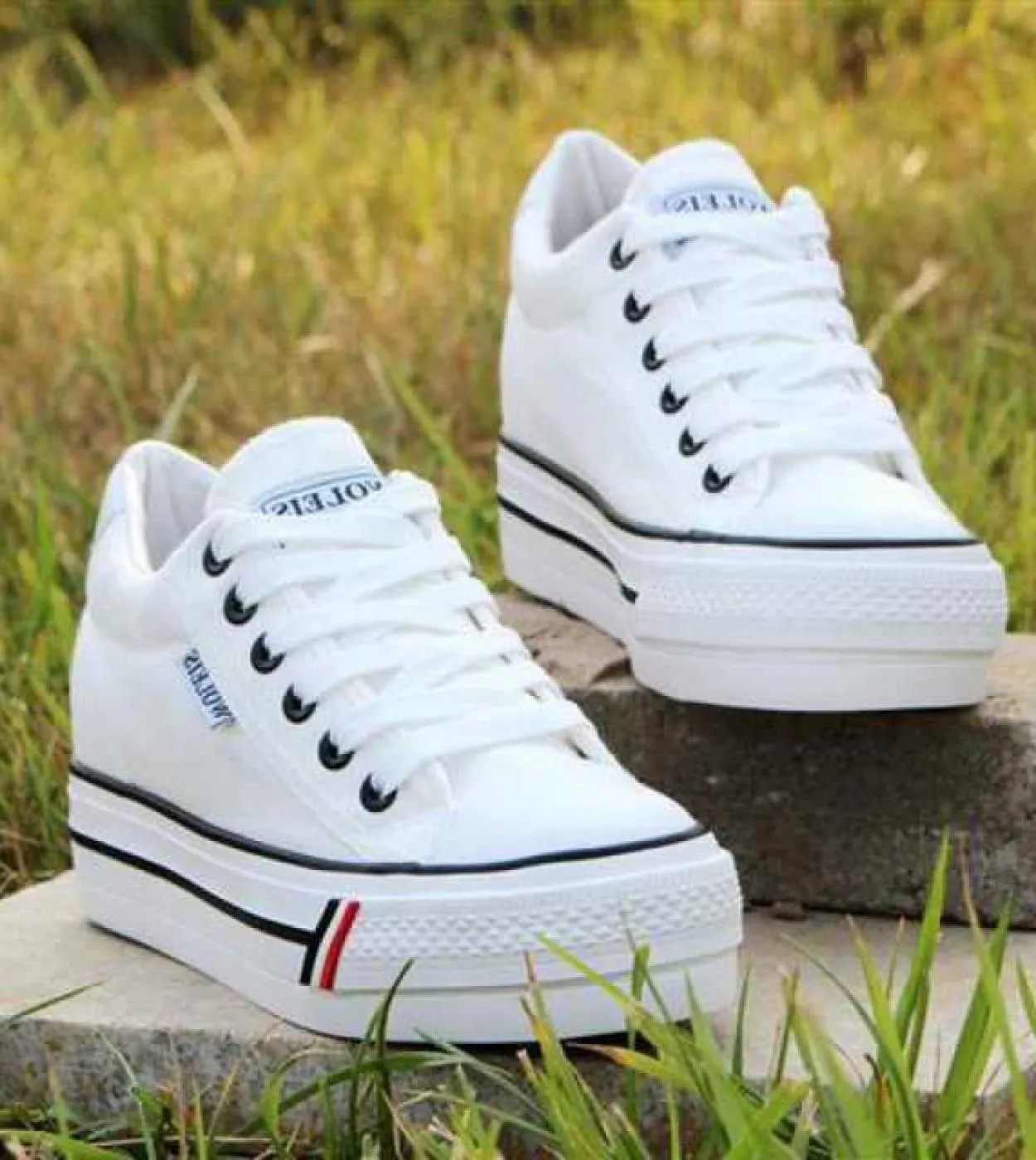 Comemore Spring Autumn Women Vulcanize Wedge Canvas Shoes Basketball Sports Trainers Female Sneakers Woman Casual Platfo