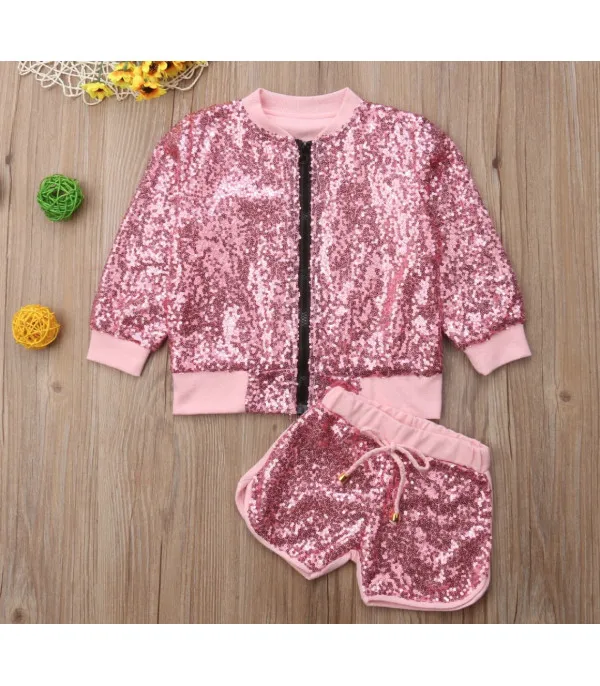 Completo bimba pailettes shortys