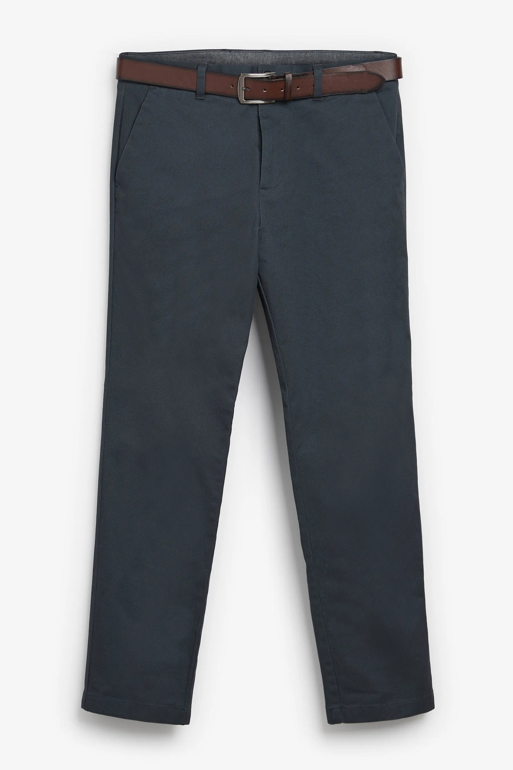 Con cintura - Pantaloni morbida chino stampata