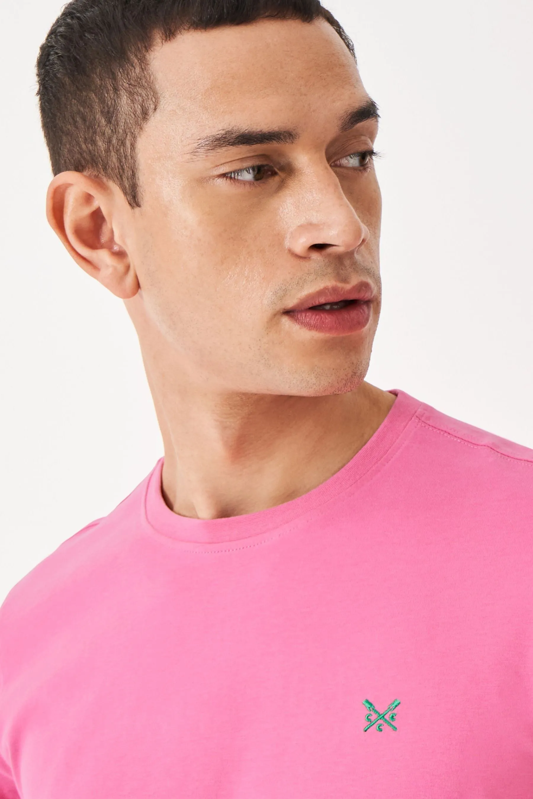 Crew Clothing Maglietta classica tinta unita 100% cotone    