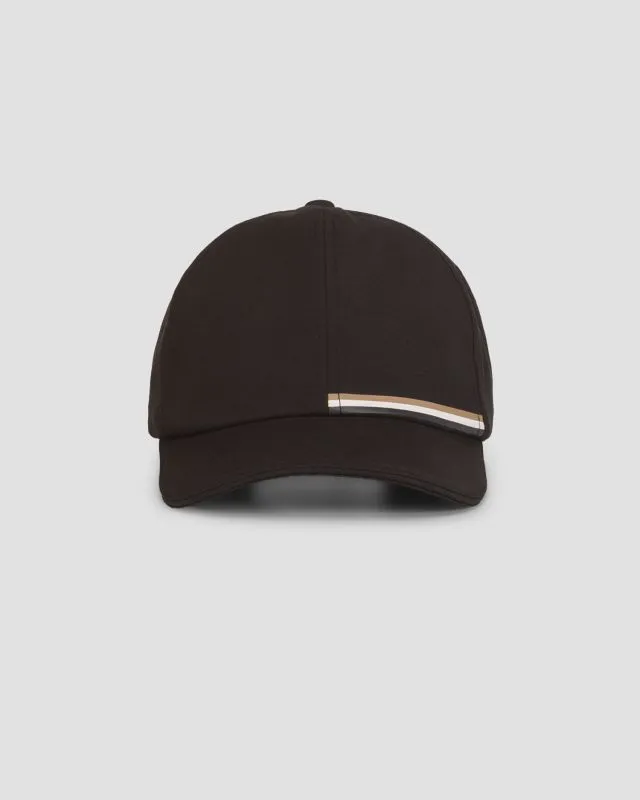 Czarna czapka z daszkiem męska Hugo Boss x Matteo Berrettini Cap MB 50516981-1