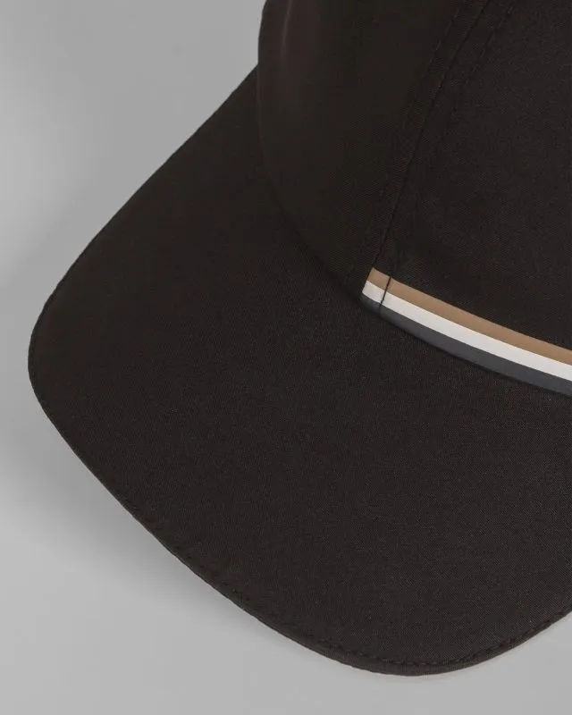 Czarna czapka z daszkiem męska Hugo Boss x Matteo Berrettini Cap MB 50516981-1
