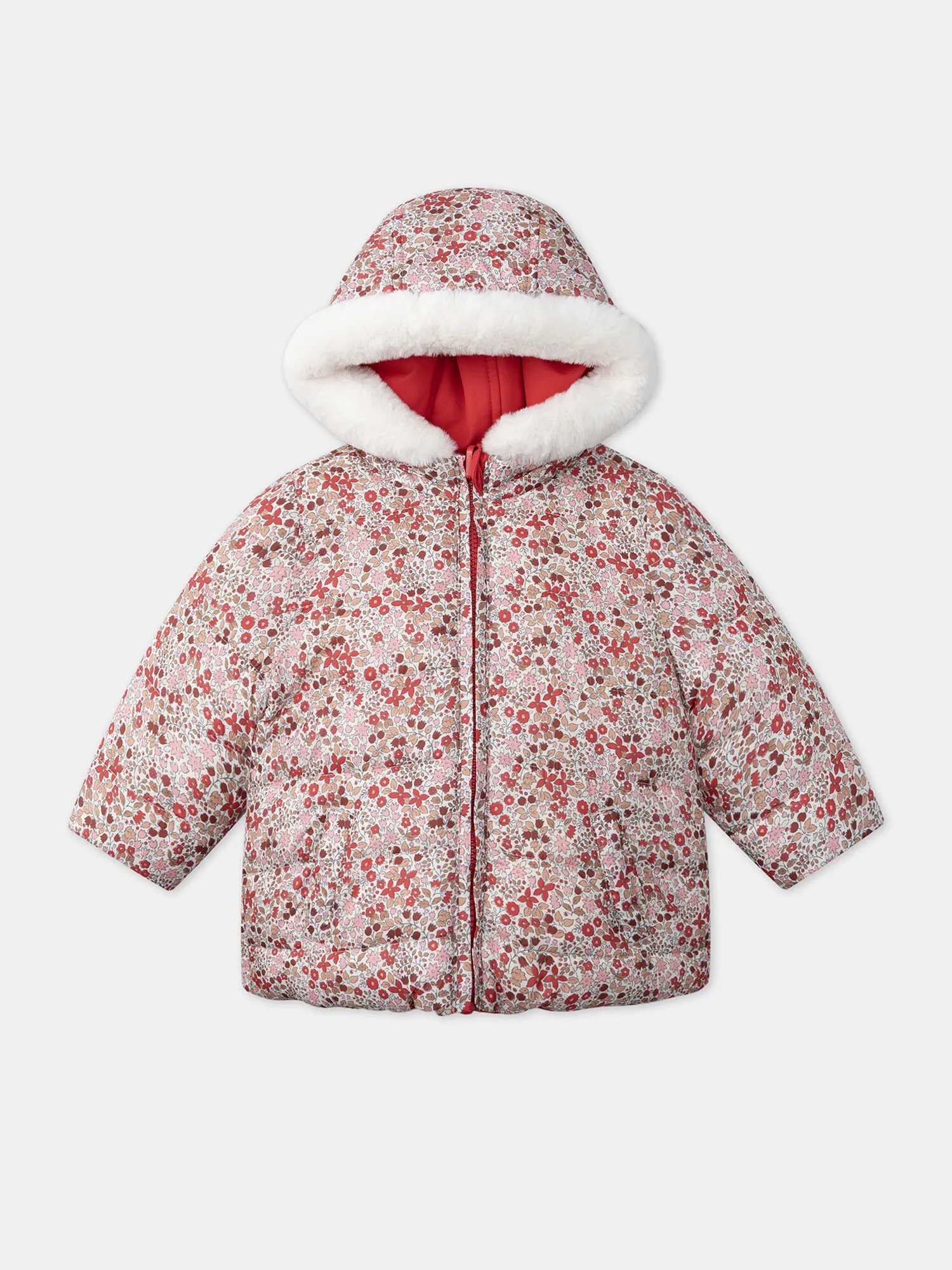 Dark orange DOWN JACKET    