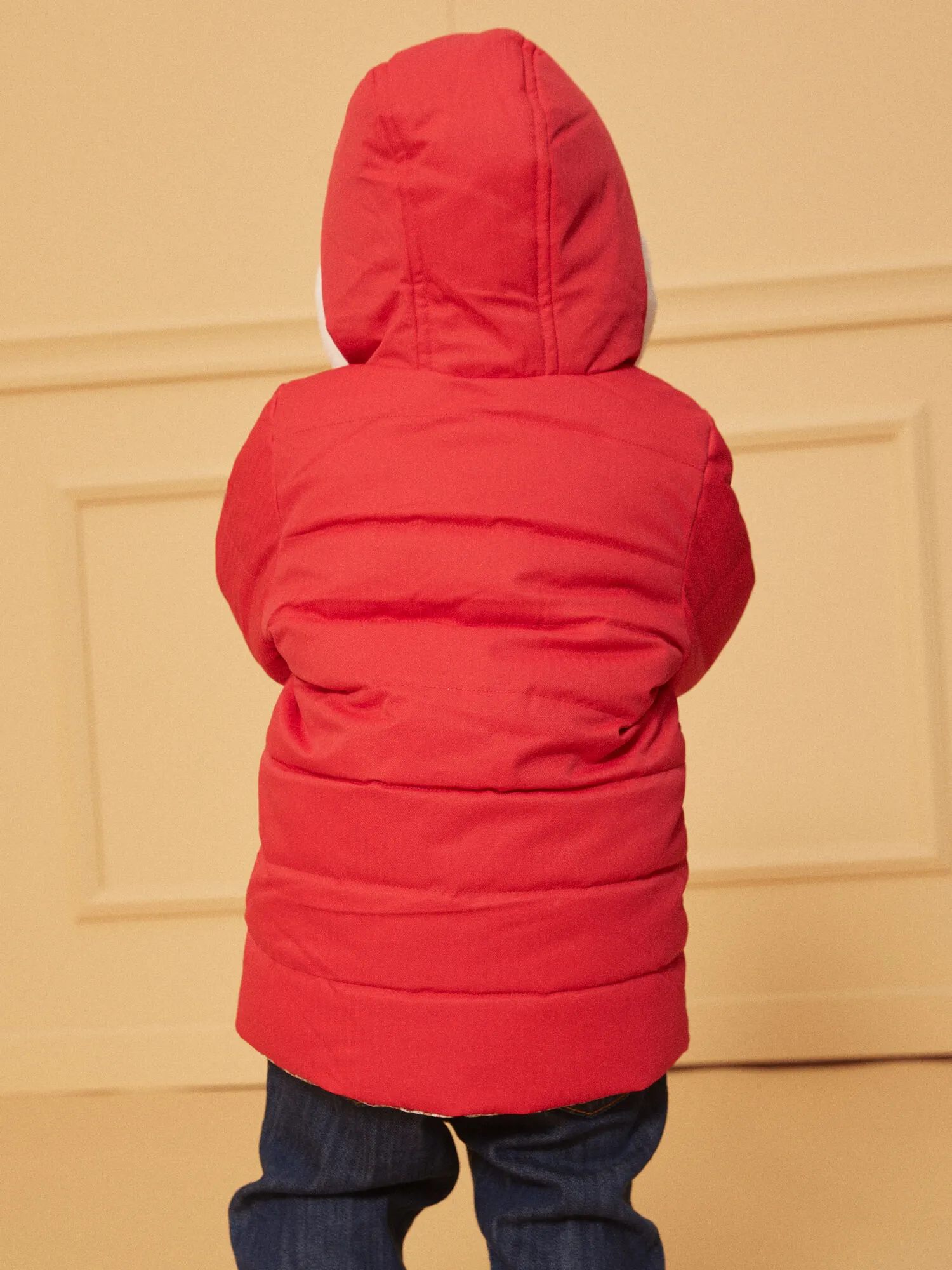 Dark orange DOWN JACKET    