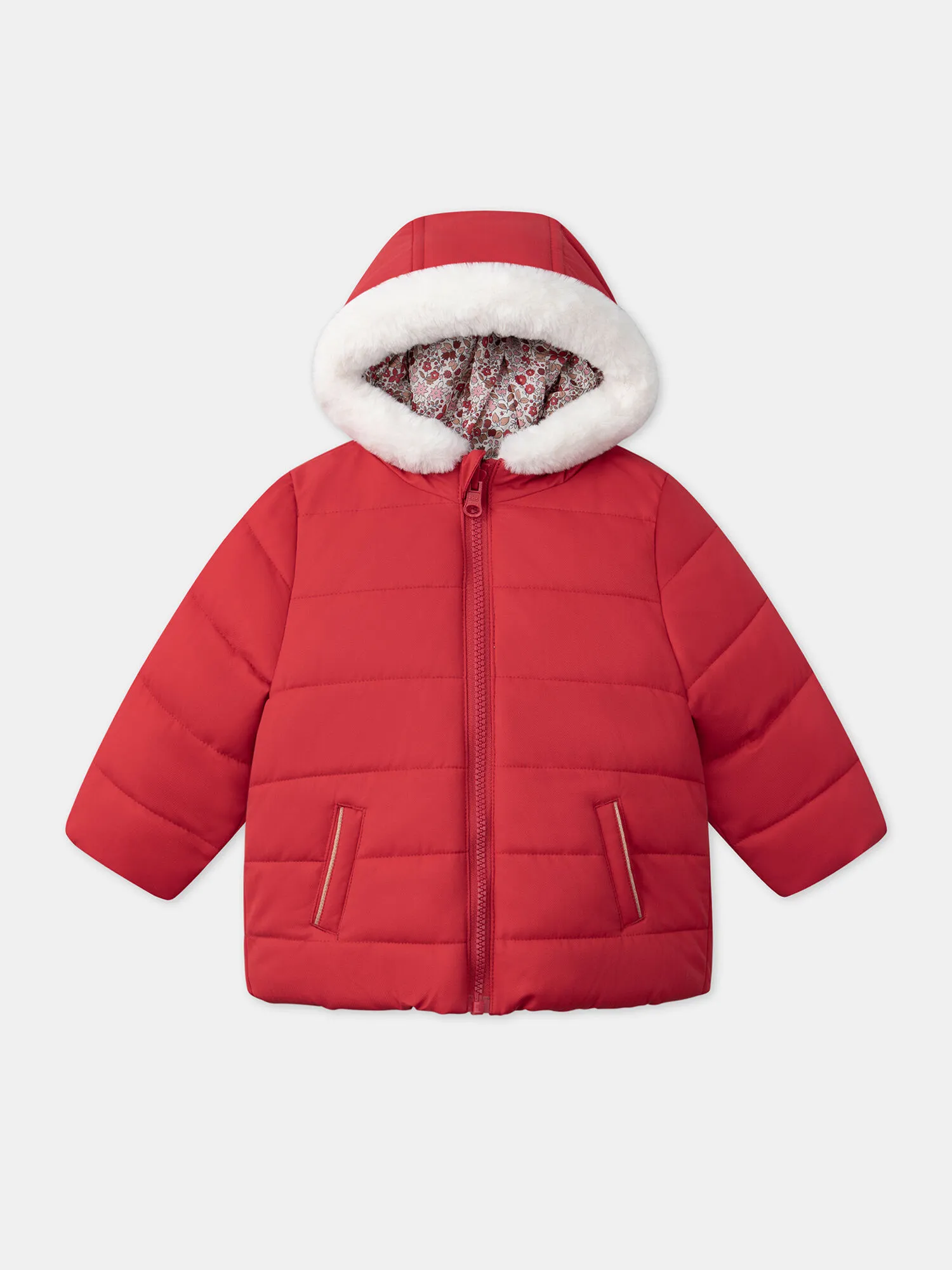 Dark orange DOWN JACKET    