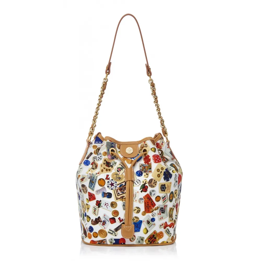 Divo Diva - Casablanca - Bianco - Borsa in Pelle - Made in Italy - Life is a Game Collection - Alta Qualità Luxury
