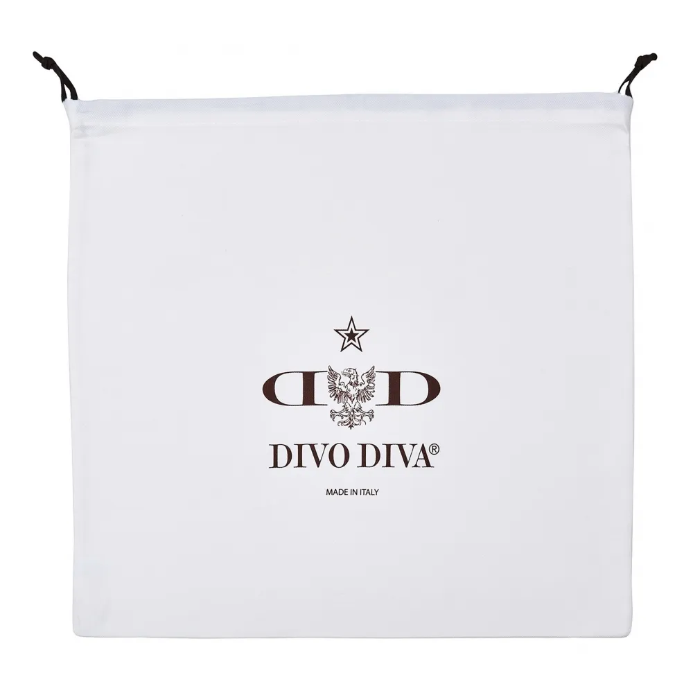 Divo Diva - Casablanca - Bianco - Borsa in Pelle - Made in Italy - Life is a Game Collection - Alta Qualità Luxury