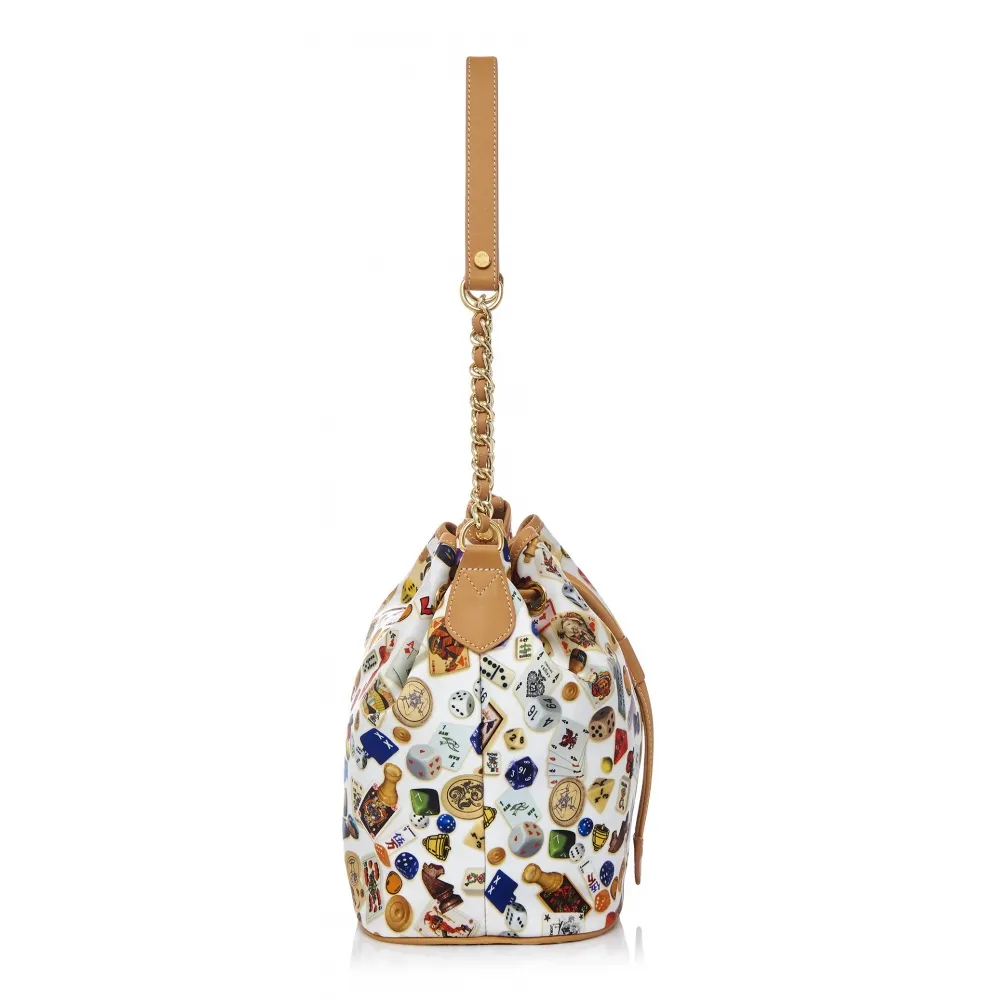 Divo Diva - Casablanca - Bianco - Borsa in Pelle - Made in Italy - Life is a Game Collection - Alta Qualità Luxury