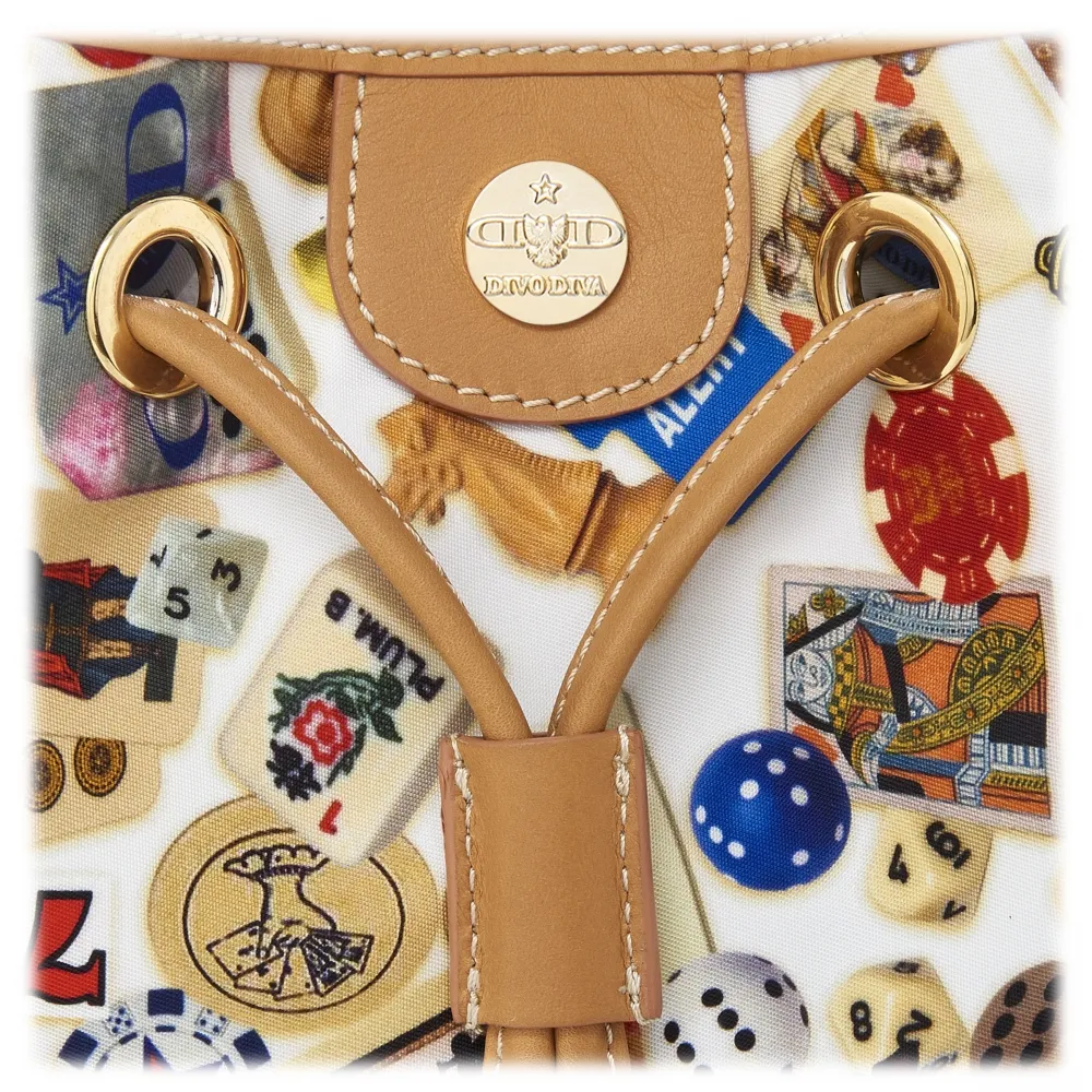 Divo Diva - Casablanca - Bianco - Borsa in Pelle - Made in Italy - Life is a Game Collection - Alta Qualità Luxury