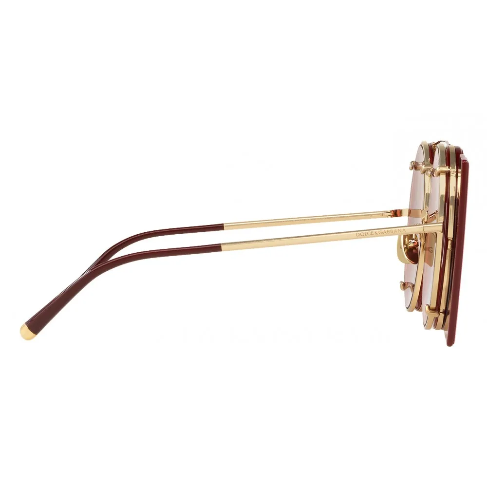 Dolce & Gabbana - Occhiale da Sole in Metallo Dorato - Oro - Gioiello - Occhiali da Sole - Dolce & Gabbana Eyewear