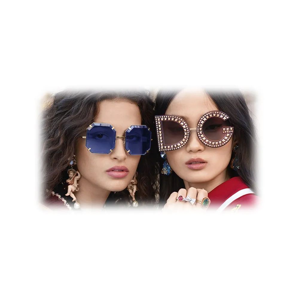Dolce & Gabbana - Occhiale da Sole in Metallo Dorato - Oro - Gioiello - Occhiali da Sole - Dolce & Gabbana Eyewear