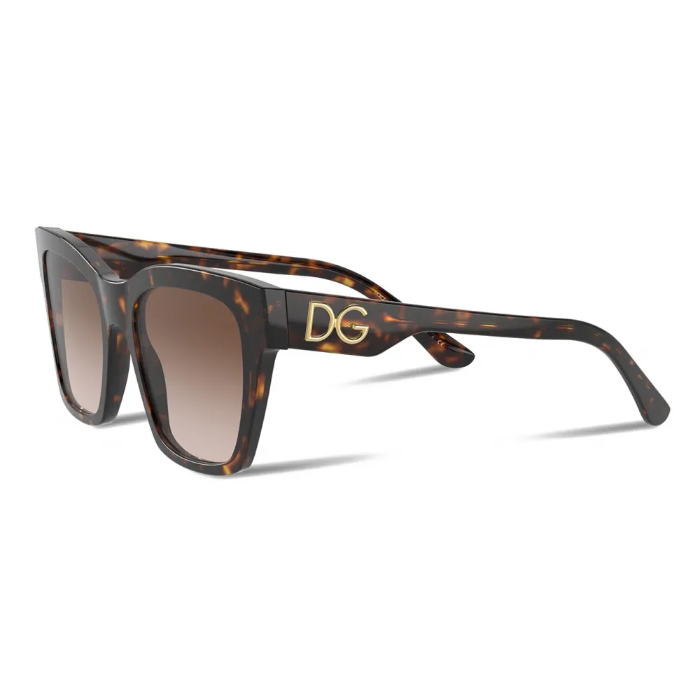 Dolce & Gabbana - Occhiale da Sole Print Family - Avana - Dolce & Gabbana Eyewear