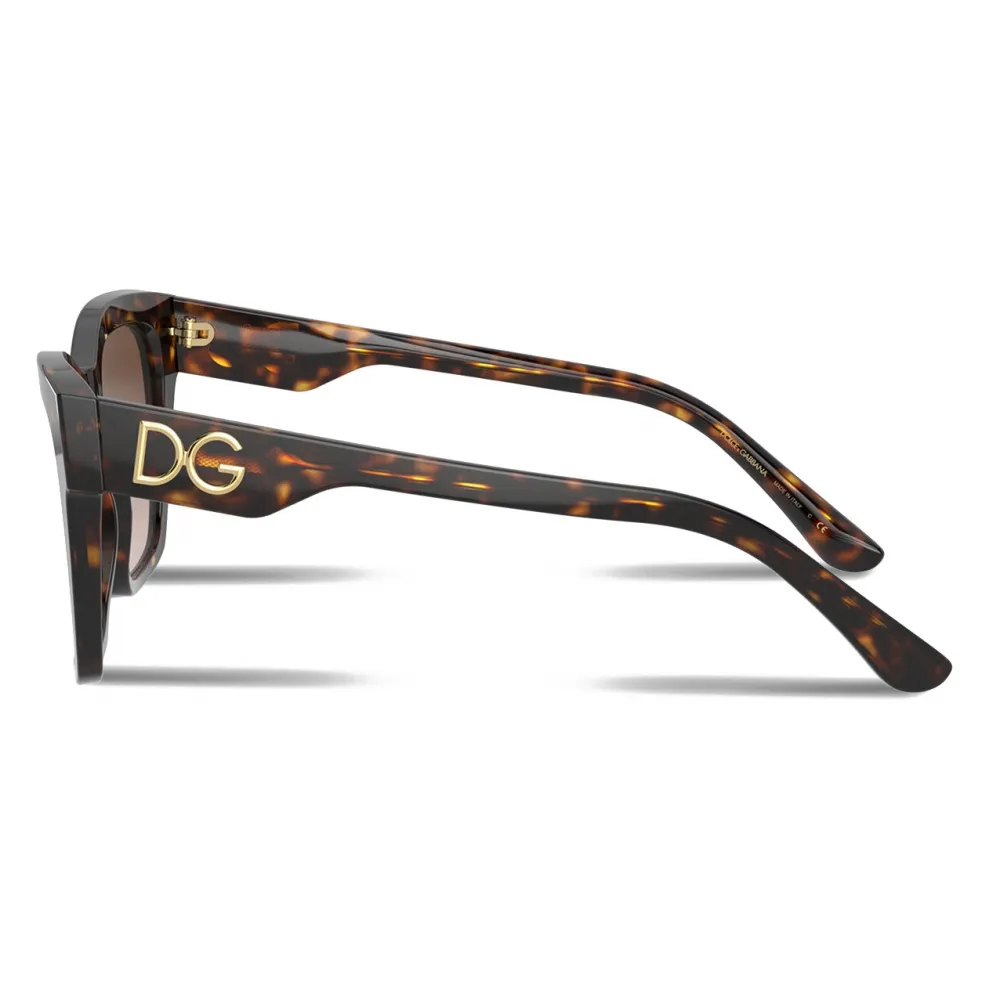 Dolce & Gabbana - Occhiale da Sole Print Family - Avana - Dolce & Gabbana Eyewear