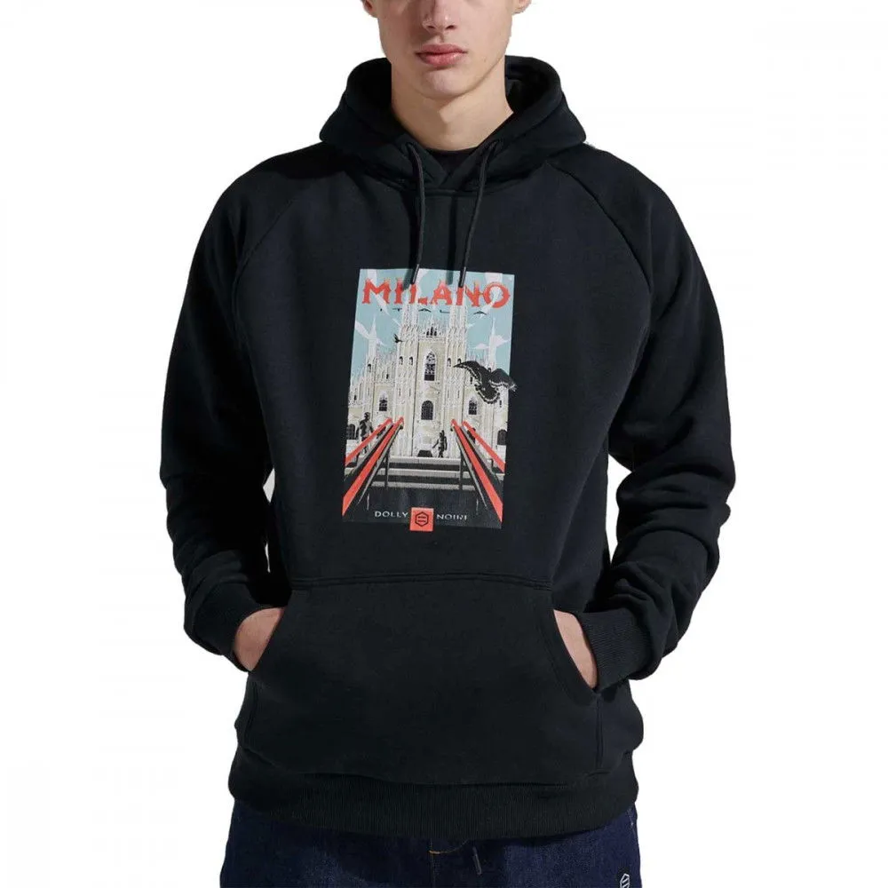 DOLLY NOIRE FELPA CON CAPPUCCIO MILANO