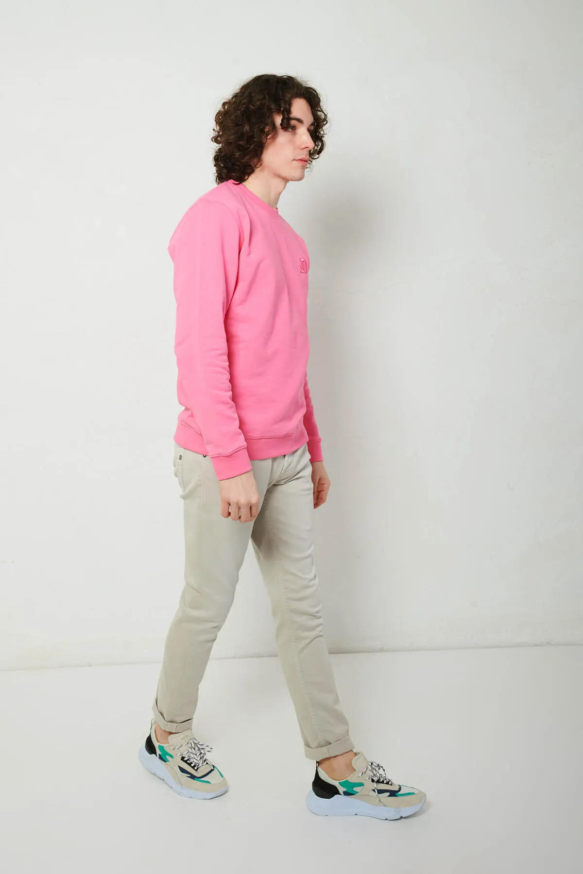 DONDUP Felpa girocollo in cotone