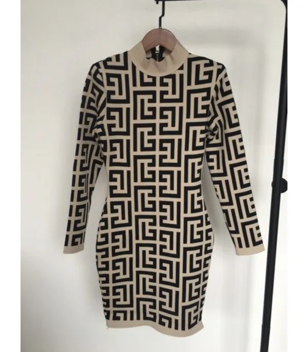 Dress in maglia Geomy