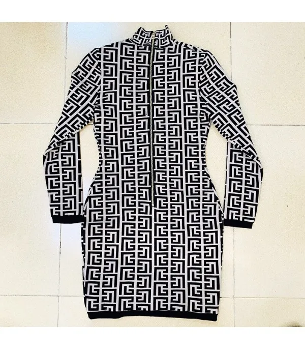 Dress in maglia Geomy
