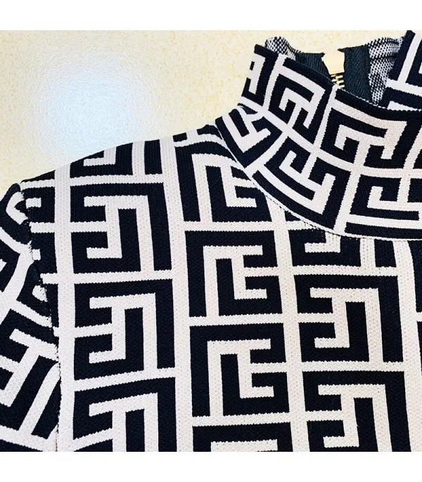 Dress in maglia Geomy