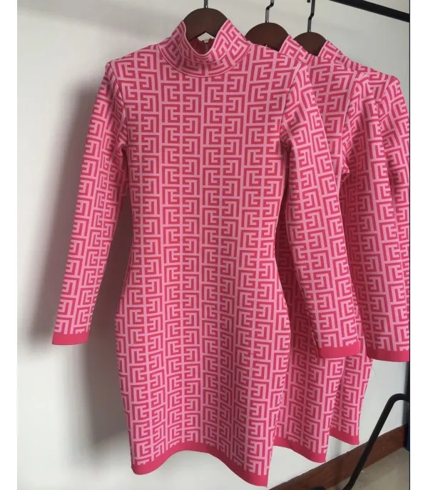 Dress in maglia Geomy