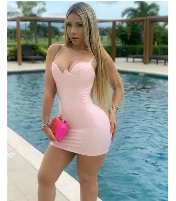 Dress vinile fluox