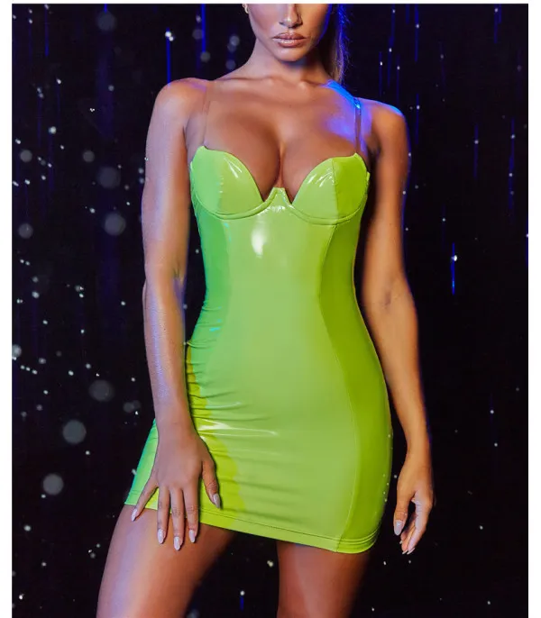 Dress vinile fluox