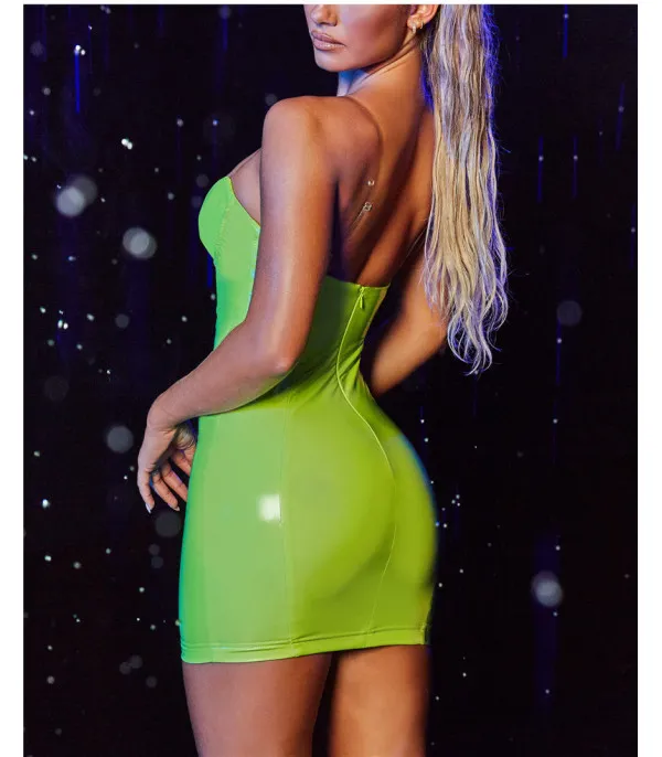 Dress vinile fluox