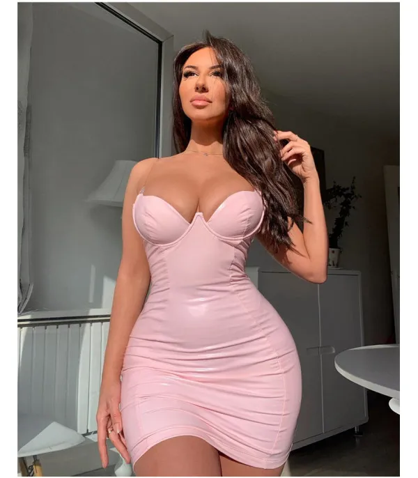 Dress vinile fluox