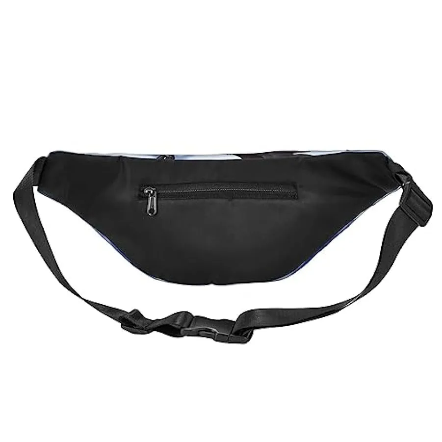 Eagle Marsupio per Donne Uomini Marsupio Cintura Regolabile Casual Petto Bag Marsupio per Viaggi Escursioni Marsupio, Nero , Tag