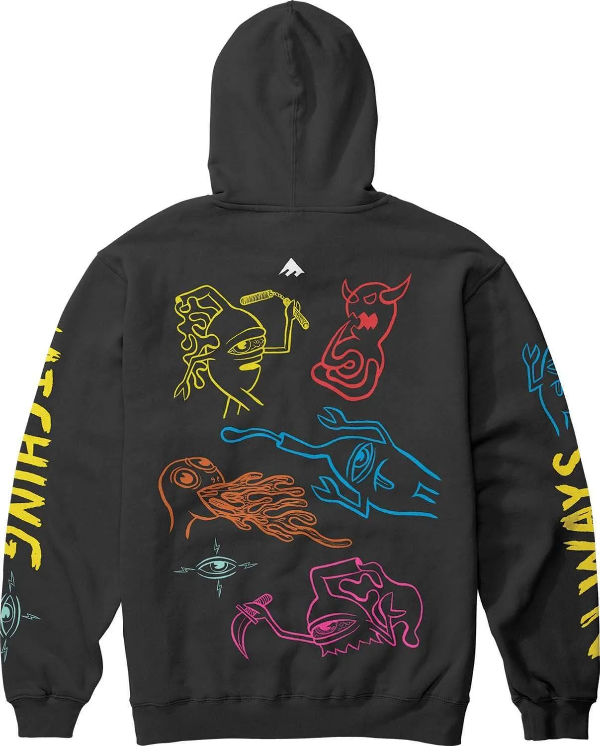 Emerica X Toy Machine Cluster Hoodie Black