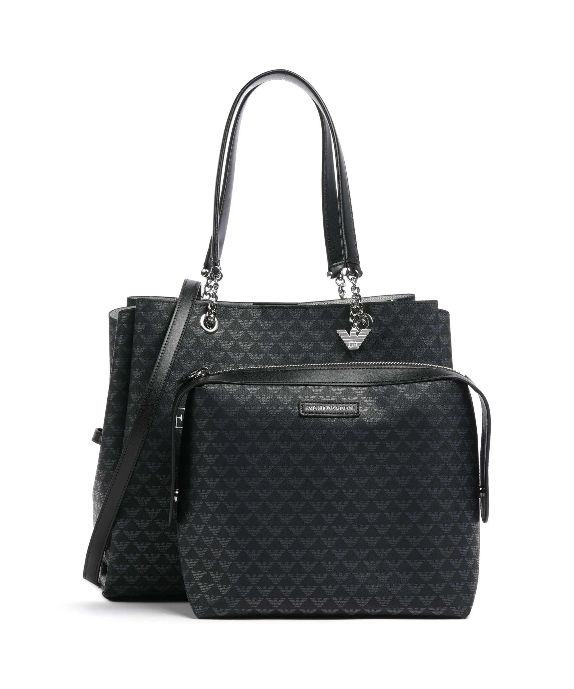  Emporio Armani Annie Borsa shopper pelle sintetica nero  