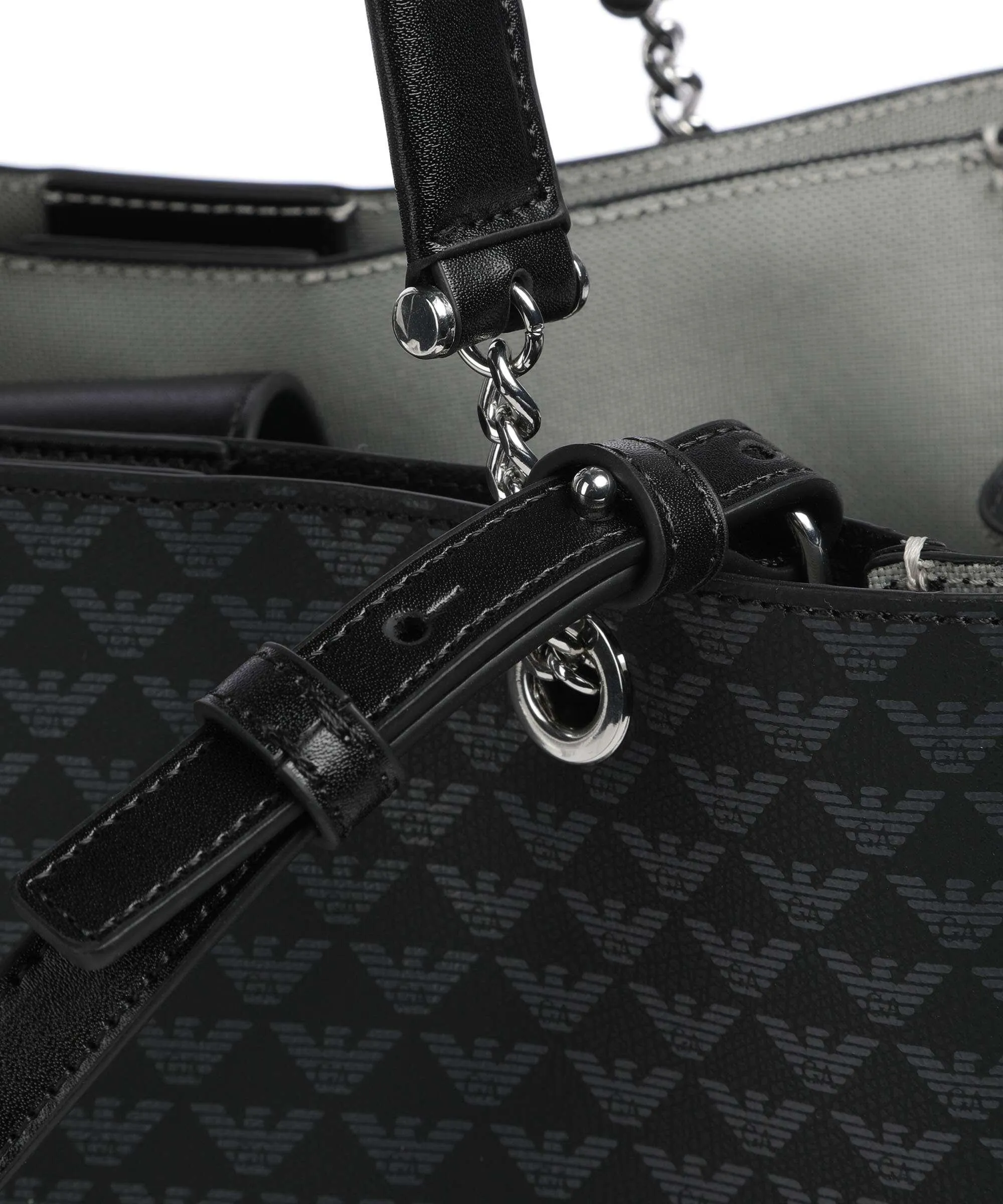  Emporio Armani Annie Borsa shopper pelle sintetica nero  